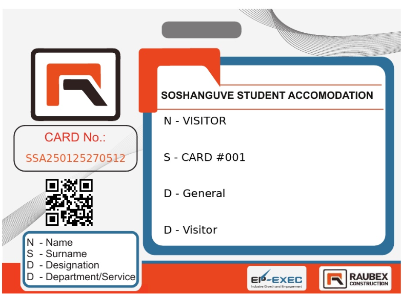 EP Access Card sample